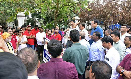 Main news Bank protest